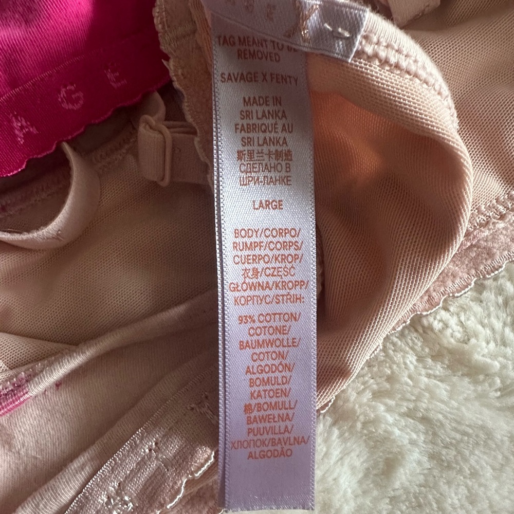 Savage X Fenty Pink Women's Bralettes - Picture 4 of 4